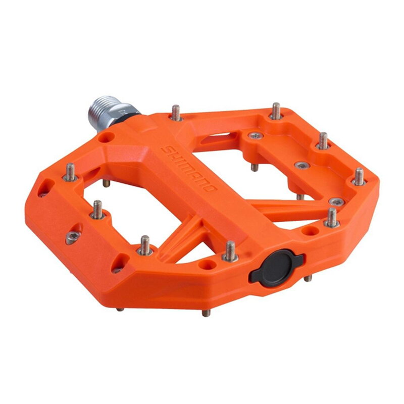 SHIMANO Pedále MTB Flat PD-GR400 oranžové
