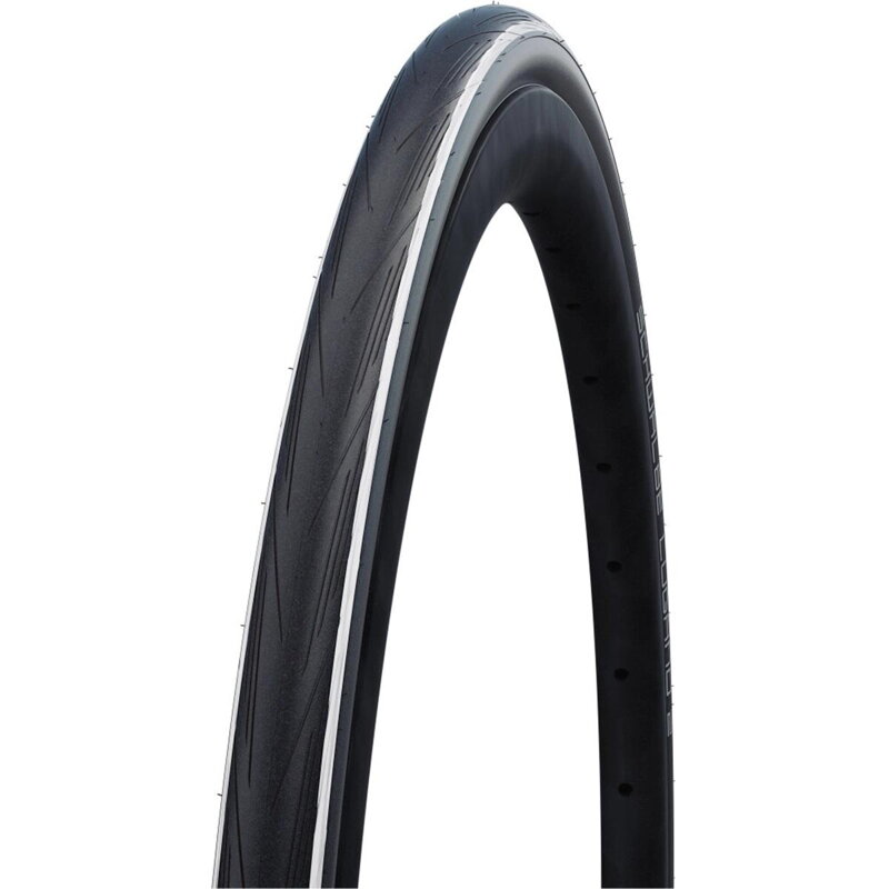 SCHWALBE Plášť LUGANO II 700x25C (25-622) 50EPI 365g K-Guard SiC biele pásiky SCHWALBE Plášť LUGANO II 700x25C (25-622) 50EPI 365g K-Guard SiC biele pásiky