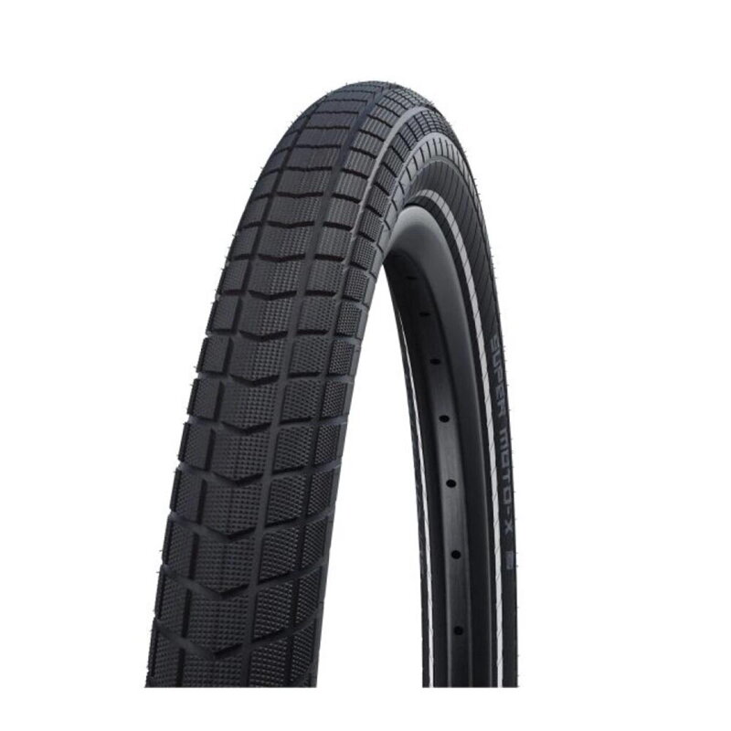 SCHWALBE Plášť SUPER MOTO-X 26x2.40 (62-559) 67EPI 1095g Perf GreenGuard DD Addix reflex