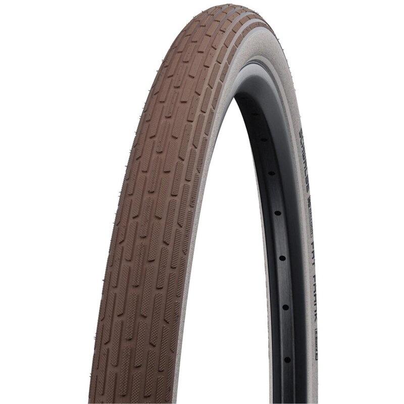 SCHWALBE Plášť FAT FRANK 28x2.00 (50-622) 50EPI 890g TwinSkin K-Guard SBC hnedý/biely bok reflex SCHWALBE Plášť FAT FRANK 28x2.00 (50-622) 50EPI 890g TwinSkin K-Guard SBC hnedý/biely bok reflex
