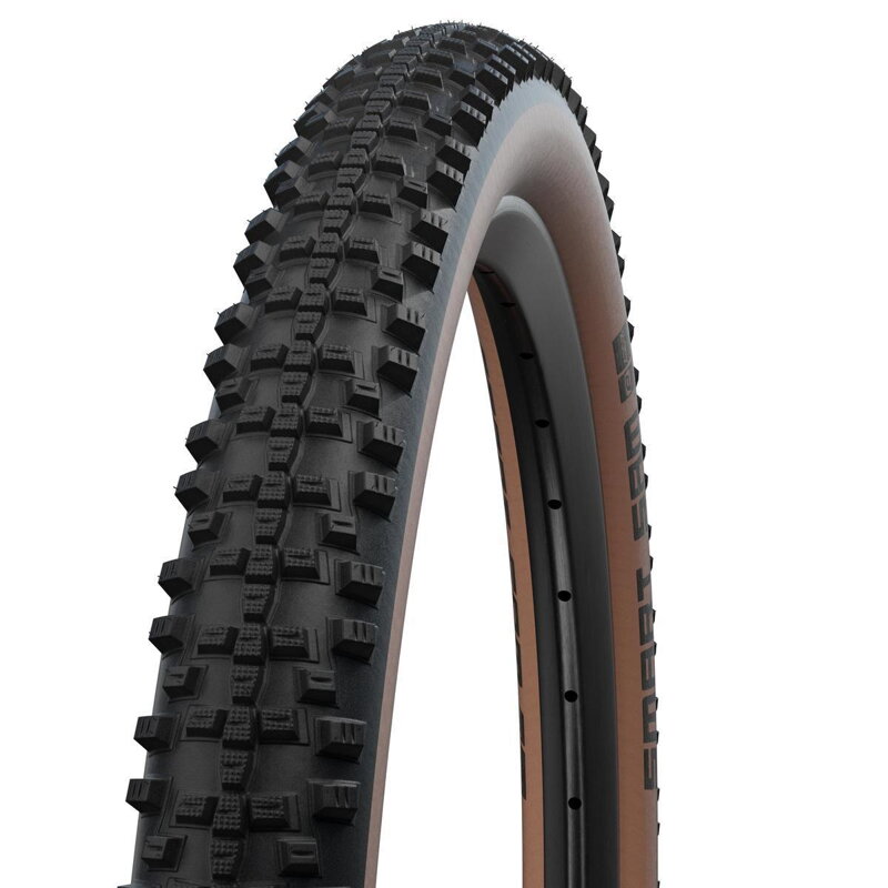 SCHWALBE Plášť SMART SAM 26x2.10 (54-559) 67EPI 630g Perf Addix hnedý bok