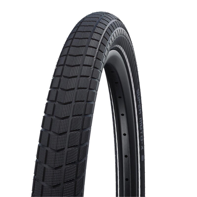 SCHWALBE Plášť SUPER MOTO-X 27.5x2.40 (62-584) 67EPI 1125g Perf GreenGuard DD Addix reflex SCHWALBE Plášť SUPER MOTO-X 27.5x2.40 (62-584) 67EPI 1125g Perf GreenGuard DD Addix reflex