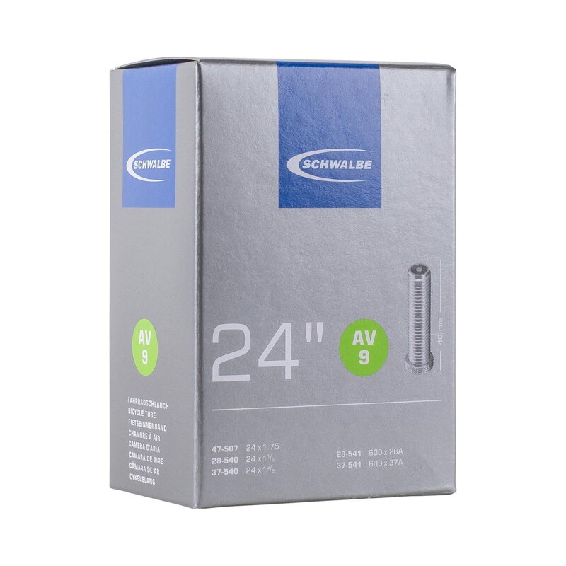 SCHWALBE Duša AV9 24x1 1/8/1.75 (28/47-507/541) AV 40mm 130g