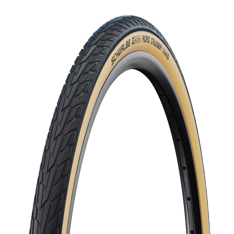 SCHWALBE Plášť ROAD CRUISER 26x1.75 (47-559) 50EPI 720g TwinSkin K-Guard Green bledý bok