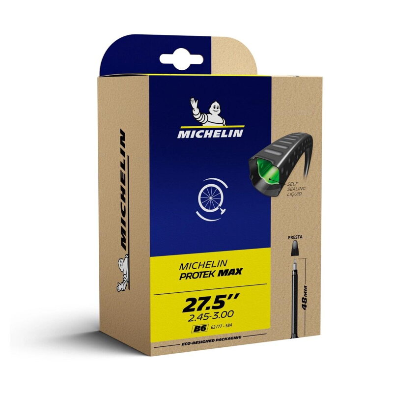 MICHELIN Duša B6 PROTEK MAX 27.5x2.40/3.00 (62/77-584) FV 48mm 405g