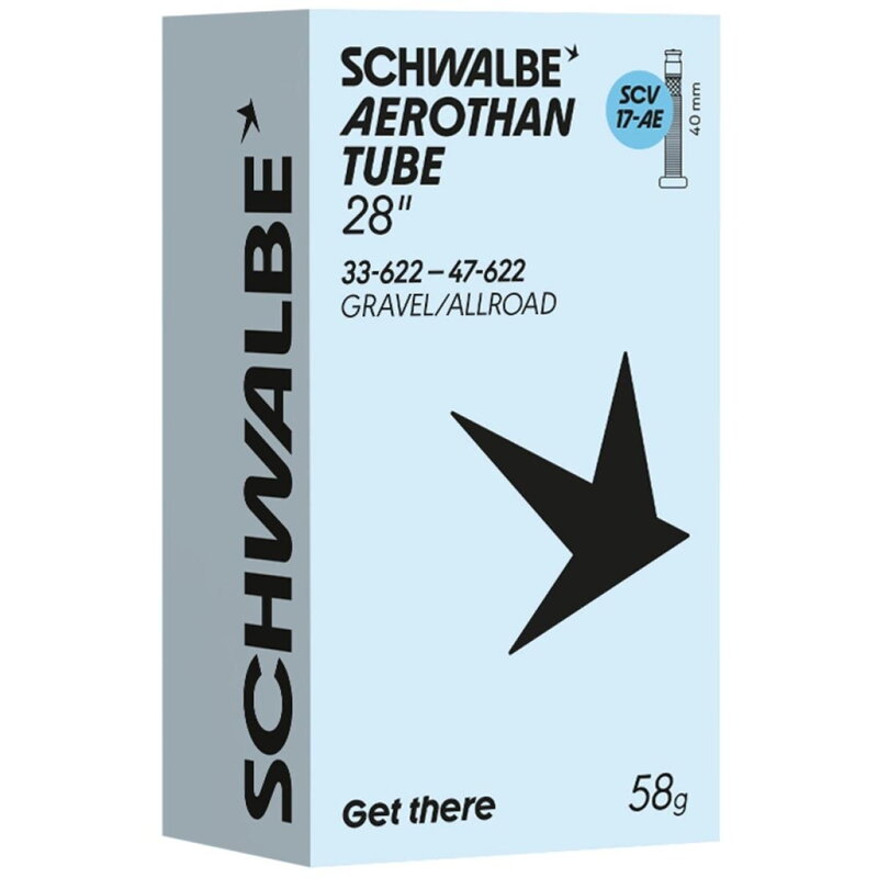 SCHWALBE Duša AEROTHAN TUBE SCV17-AE (33/47-622) SCV 40mm 58g TPU