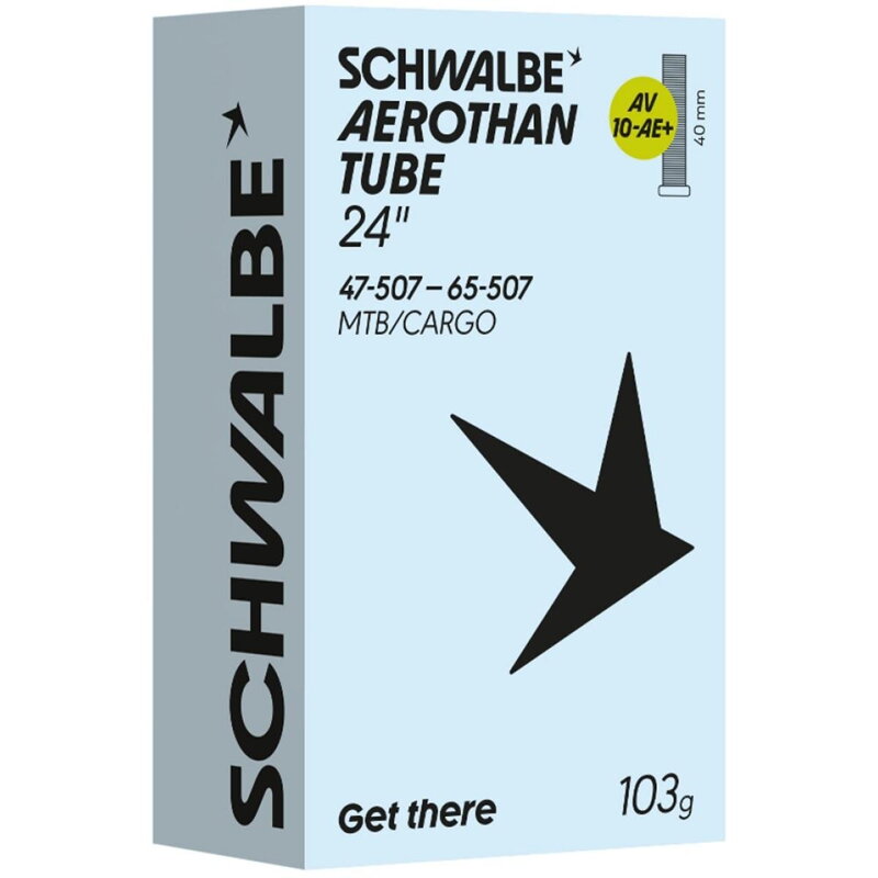 SCHWALBE Duša AEROTHAN TUBE AV10-AE+ (47/65-507) AV 40mm 103g TPU