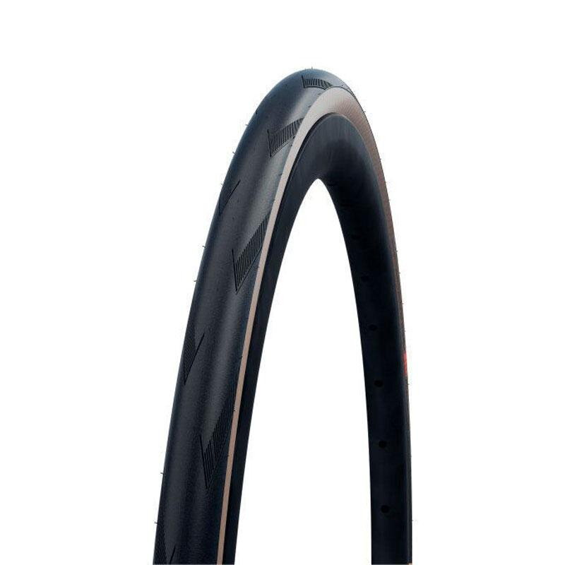 SCHWALBE Plášť PRO ONE 700x34C (34-622) 127EPI 340g TLE Evo V-Guard Super Race Addix Race hnedý bok skladací