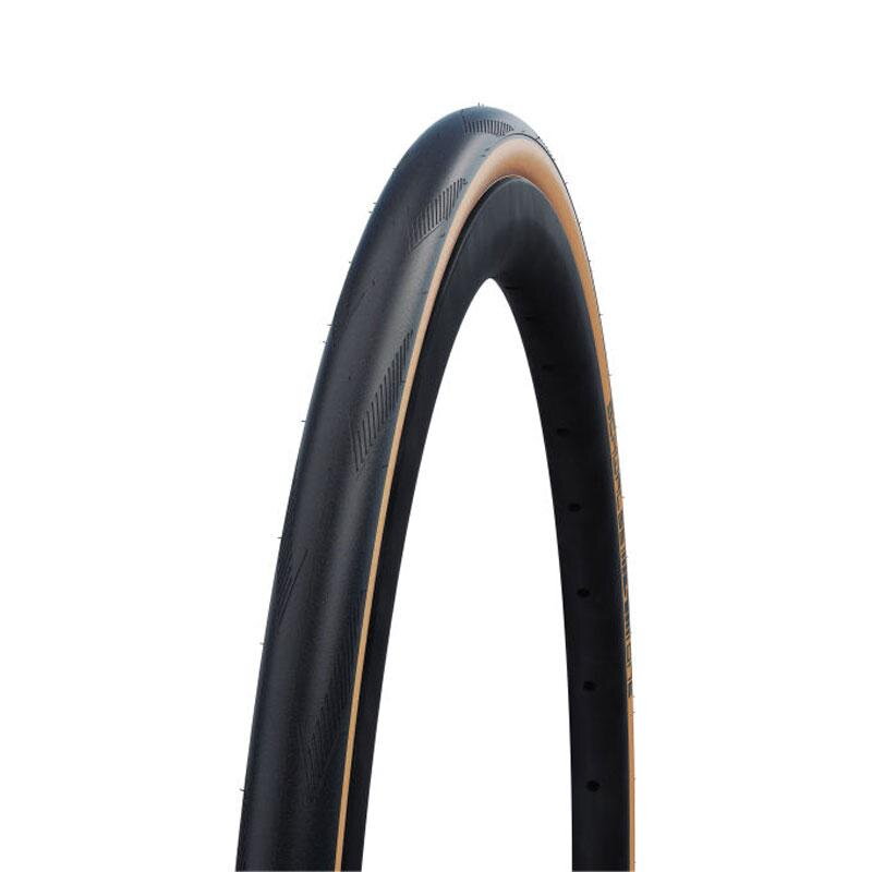 SCHWALBE Plášť ONE 700x28C (28-622) 67EPI 330g TLE Perf RaceGuard Addix hnedý bok skladací