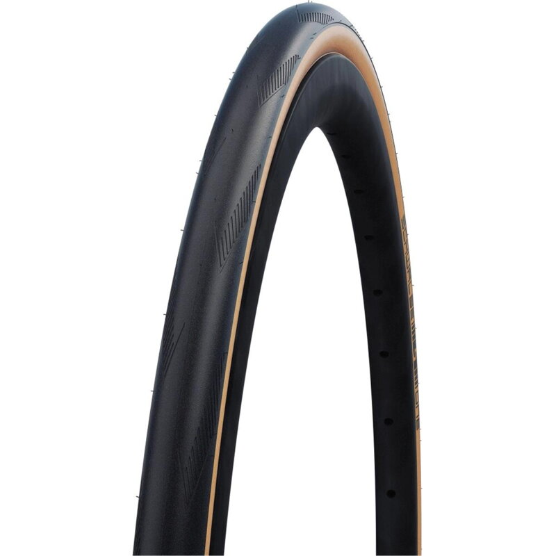 SCHWALBE Plášť ONE 700x32C (32-622) 67EPI 380g TLE Perf RaceGuard Addix hnedý bok skladací