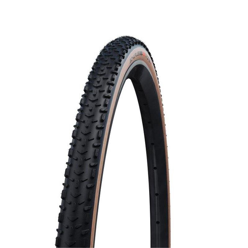 SCHWALBE Plášť X-ONE R 700x33C (33-622) 67EPI 395g TLE Evo V-Guard Super Race Addix Race hnedý bok skladací
