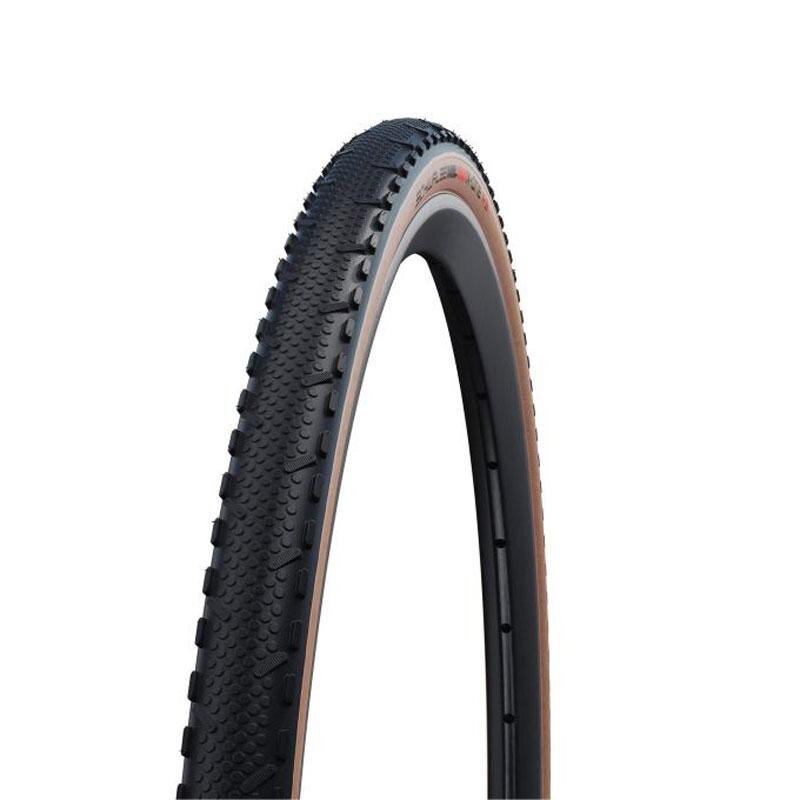 SCHWALBE Plášť X-ONE RS 700x33C (33-622) 67EPI 380g TLE Evo V-Guard Super Race Addix Race hnedý bok skladací