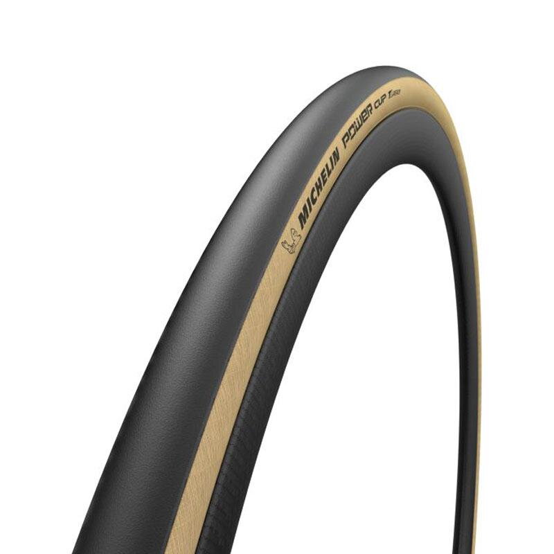 MICHELIN Plášť POWER CUP 700x28C 28-622) 4x120TPI 265g TLR Comp hnedý bok skladací