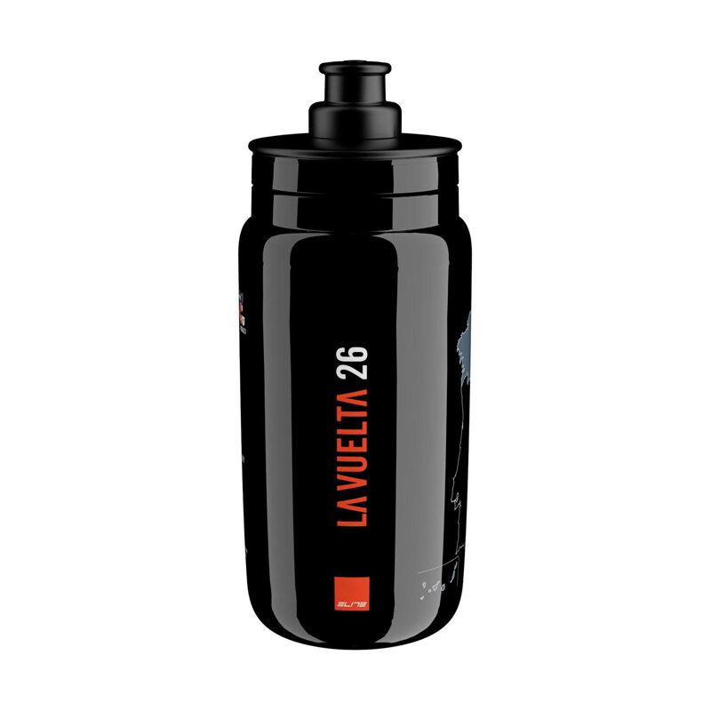 ELITE Fľaša FLY VUELTA BLACK MAP 550 ml 2026