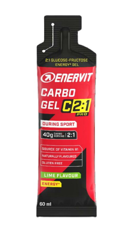 ENERVIT Gél CARBO GEL C2:1 limetka
