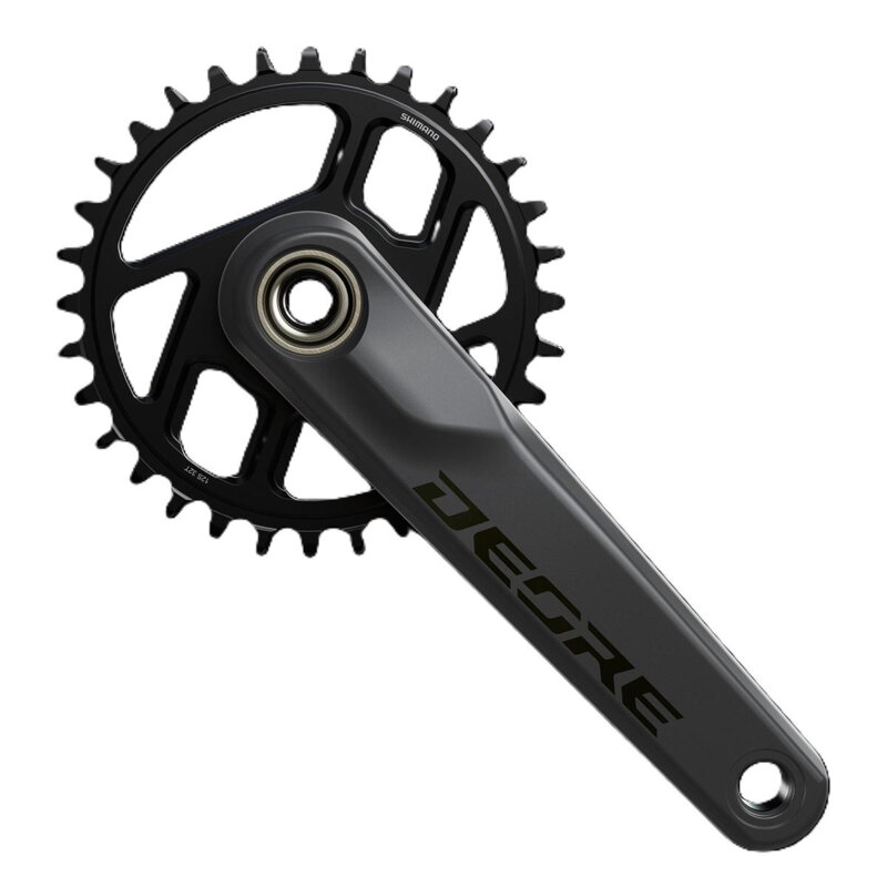 SHIMANO Stred Deore FC-M6200 175mm 32z. 12-k. čierny dvojdielny bez ložísk