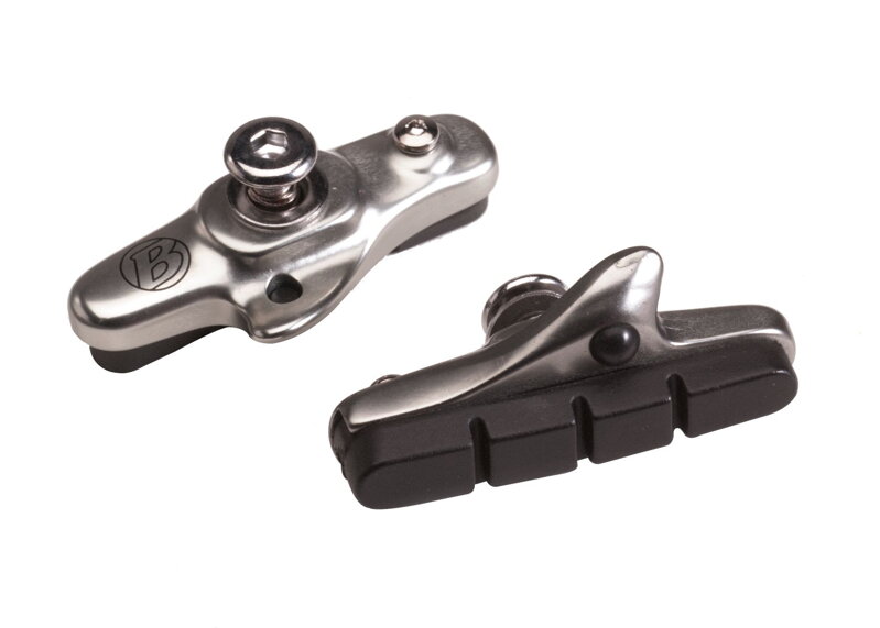 Elegantní brzdové destičky a špalky Bontrager pro silniční kola - Čierna/šedá Elegantní brzdové destičky a špalky Bontrager pro silniční kola - Čierna/šedá