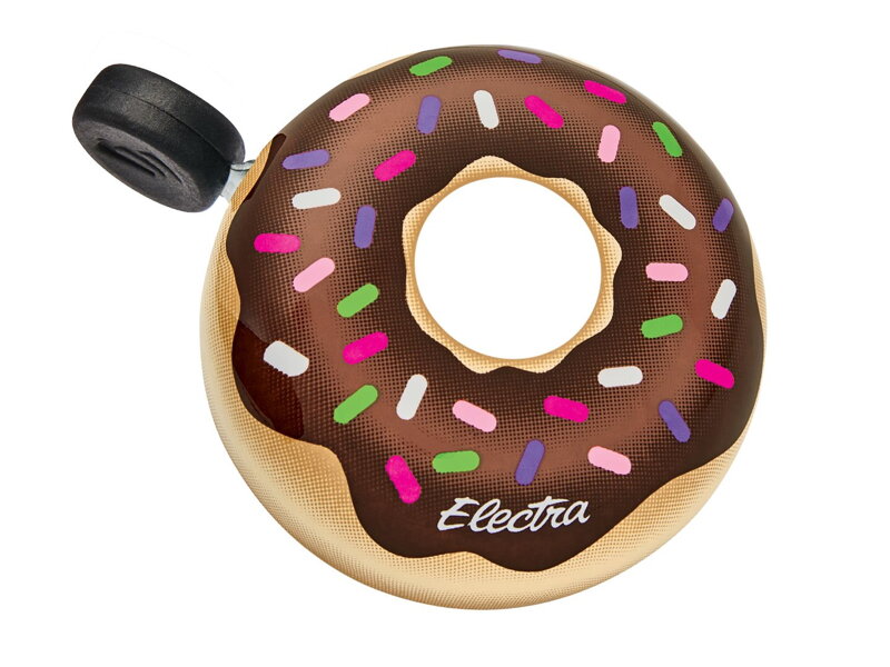 Zvonček na bicykel Electra Donut Ringer - Hnedá/ružová Zvonček na bicykel Electra Donut Ringer - Hnedá/ružová