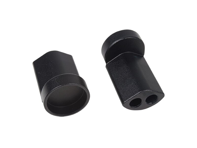 Bontrager Race Lite Ergo Bar Ends IsoZone Bar Adapters - Čierna