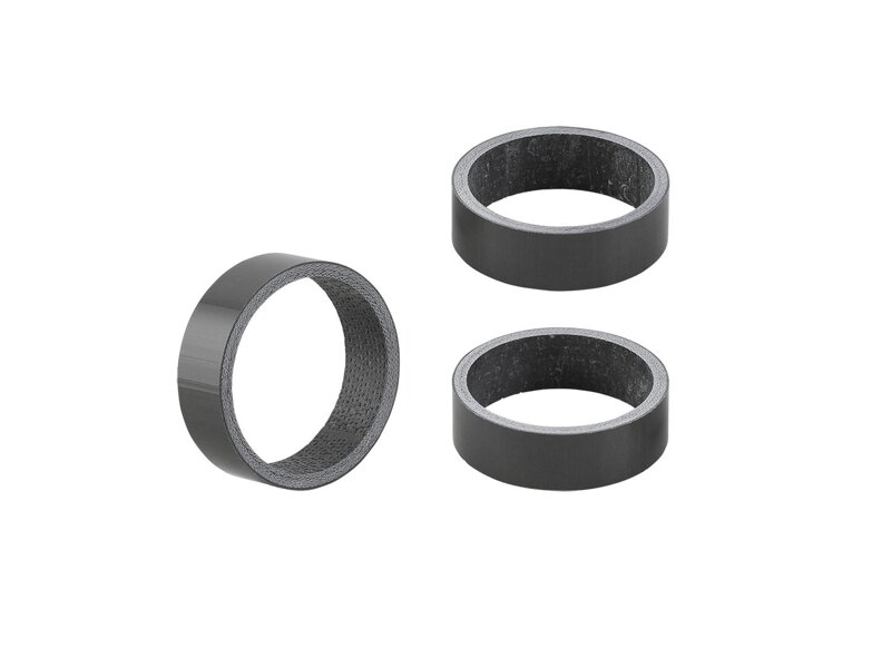 Bontrager 10mm Carbon Headset Spacer - 3 Pack - Karbónová Bontrager 10mm Carbon Headset Spacer - 3 Pack - Karbónová