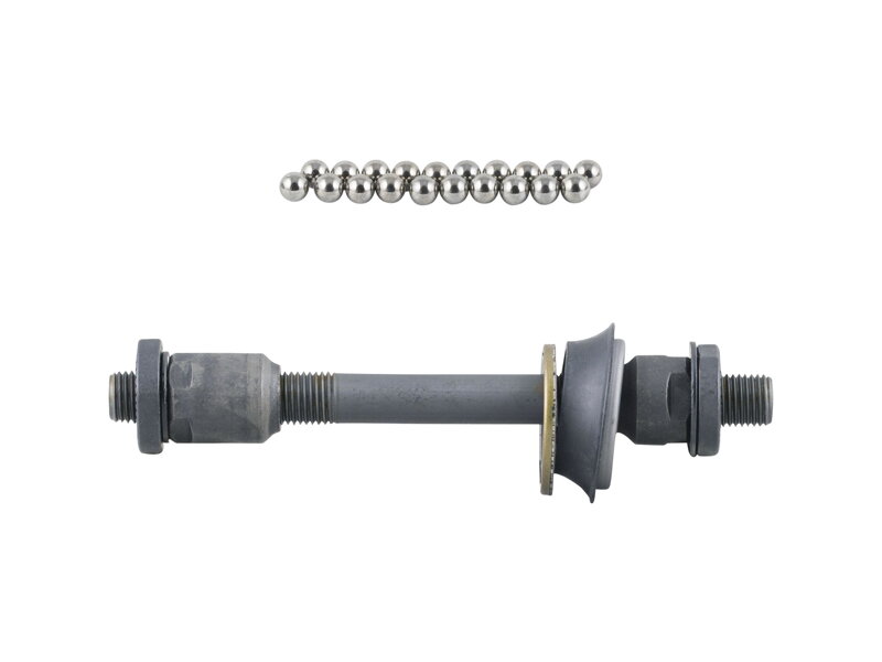 Bontrager Approved Loose Ball Front Center Lock Hub Axle Kit - Strieborná/čierna Bontrager Approved Loose Ball Front Center Lock Hub Axle Kit - Strieborná/čierna
