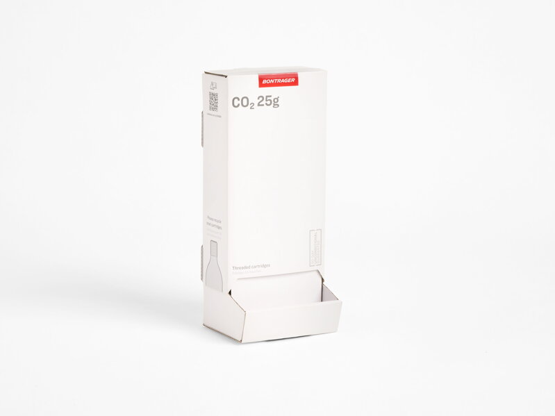 Bontrager CO₂ Cartridge Tub 20 ks - Čierna