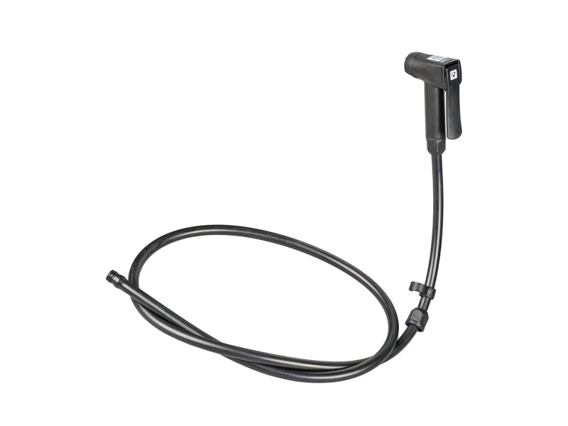 Hlava pumpy Bontrager Dual Charger s hadicí - Čierna Hlava pumpy Bontrager Dual Charger s hadicí - Čierna