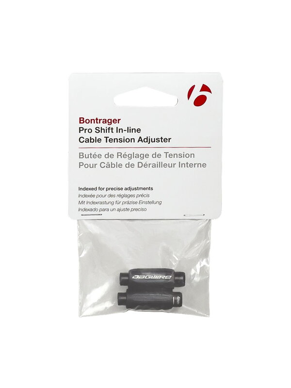 Seřizovač napnutí lanka Bontrager Pro Inline, 4 mm - Čierna Seřizovač napnutí lanka Bontrager Pro Inline, 4 mm - Čierna