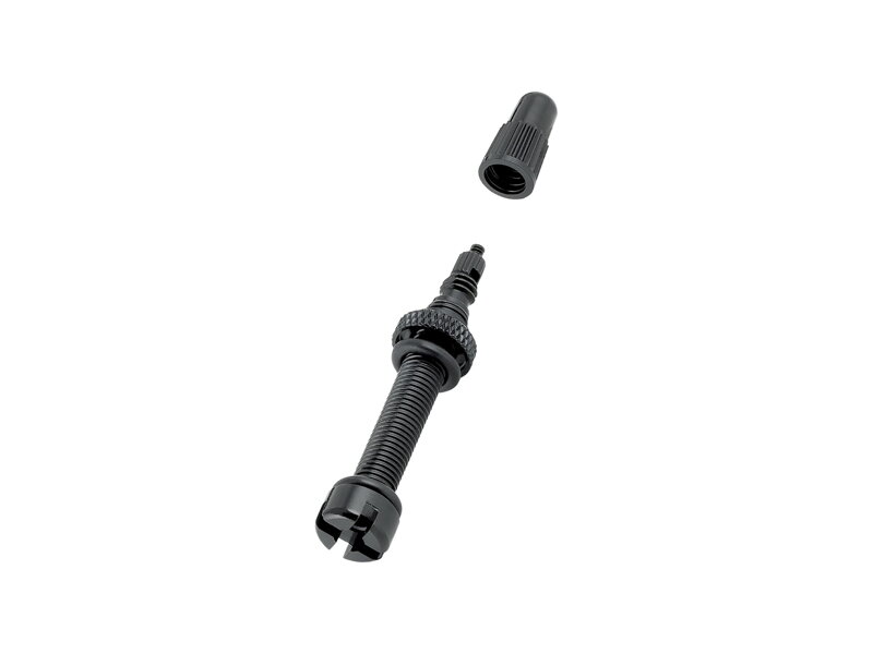 Dřík ventilu pro bezdušová kola Bontrager TLR s kulatou základnou Dřík ventilu pro bezdušová kola Bontrager TLR s kulatou základnou