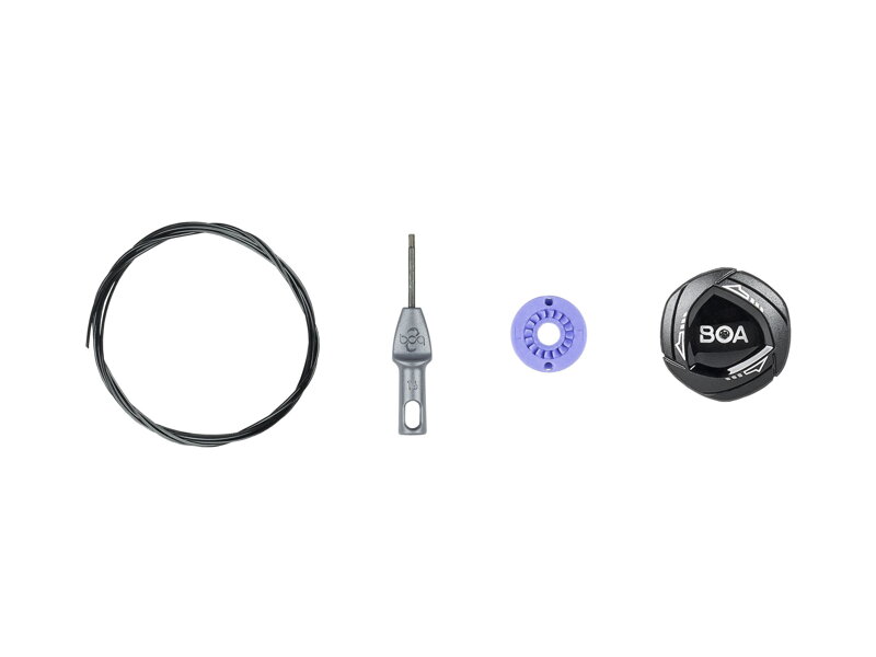 BOA Shoe Replacement IP1 Left Dial Kit - Čierna