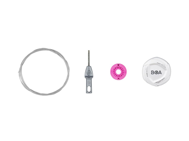 BOA Shoe Replacement IP1 Right Dial Kit - Biela