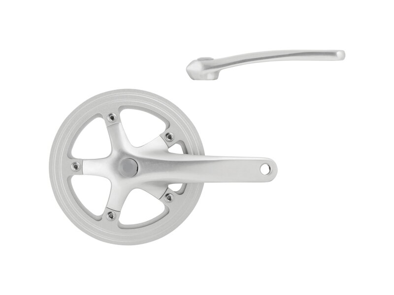 Electra Loft Go! 7D Crankset - Strieborná