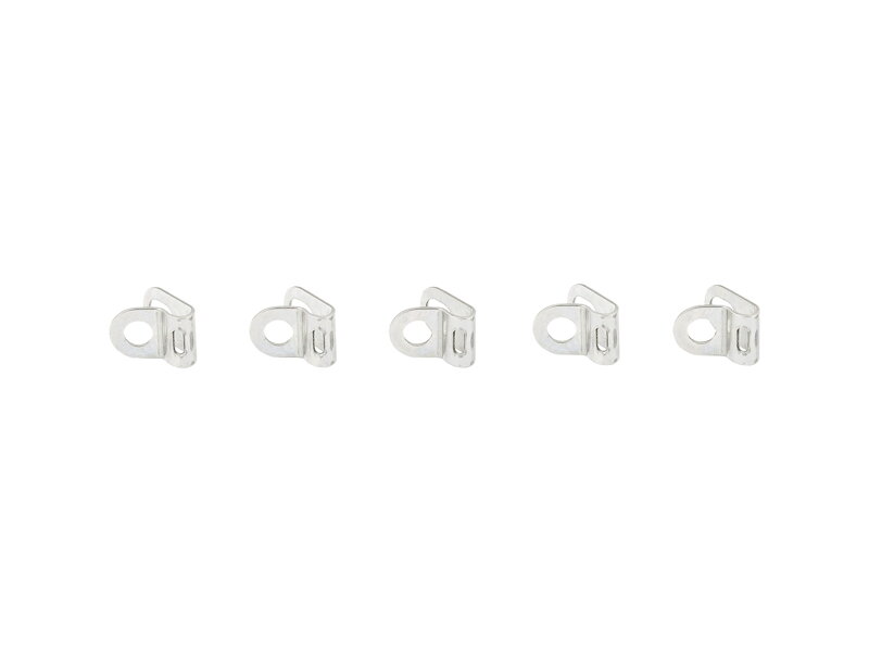 Eurofender Stainless Steel Chainstay Clips - Set of 5 - Strieborná Eurofender Stainless Steel Chainstay Clips - Set of 5 - Strieborná