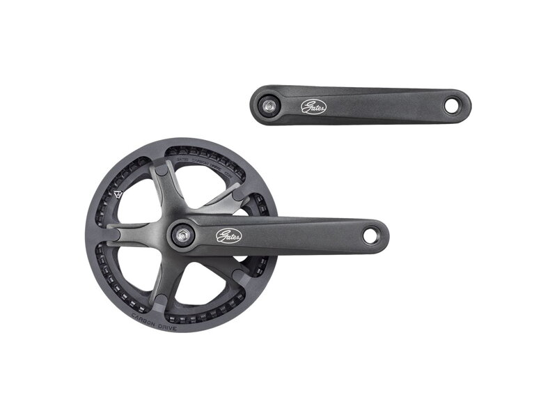 Gates Belt Crank Set - Čierna Gates Belt Crank Set - Čierna