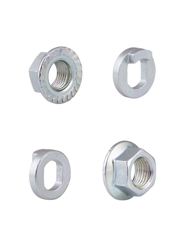 Hyena and Hydrive Axle Nut/Washer Kit - Strieborná Hyena and Hydrive Axle Nut/Washer Kit - Strieborná