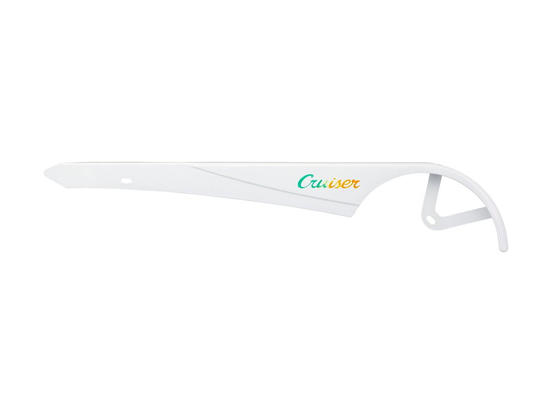 Electra Cruiser Lux 26" Chainguard - Electra White Electra Cruiser Lux 26" Chainguard - Electra White