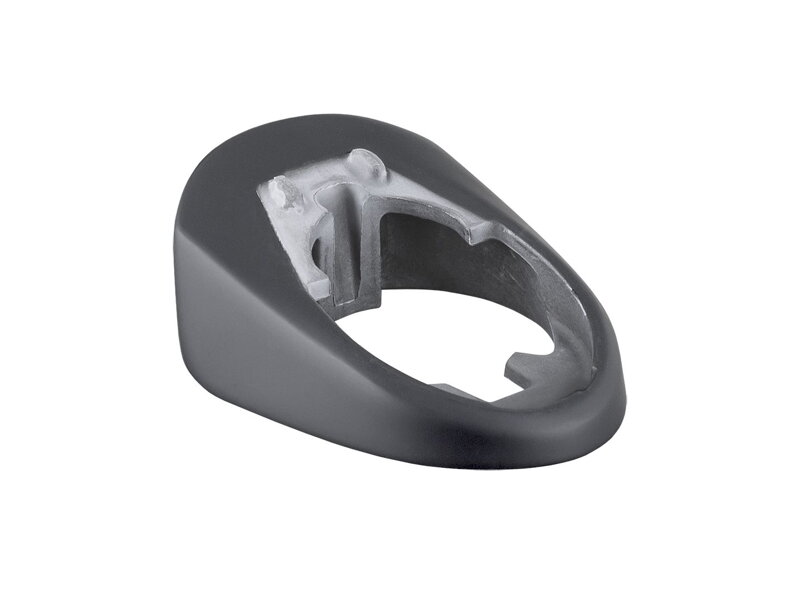Trek Madone SLR Painted Headset Cover - Trek Black/Solid Charcoal Trek Madone SLR Painted Headset Cover - Trek Black/Solid Charcoal