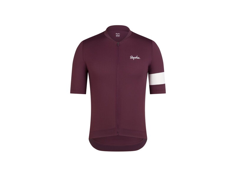 Ľahký základný cyklistický dres Rapha Core - Hnedá/biela Ľahký základný cyklistický dres Rapha Core - Hnedá/biela