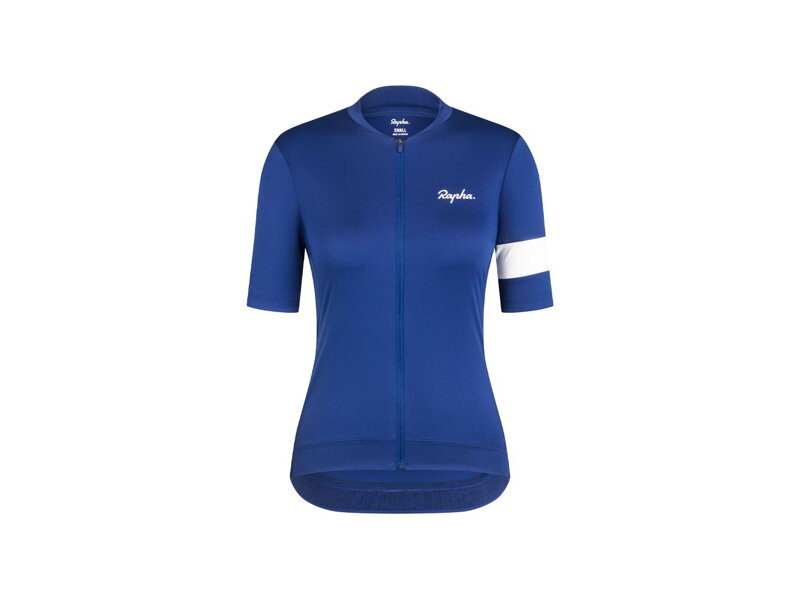 Dámsky cyklistický dres Rapha Core - Modrá/biela Dámsky cyklistický dres Rapha Core - Modrá/biela