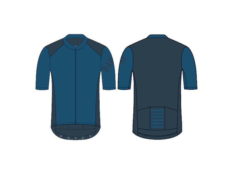 Tréningový cyklistický dres Rapha Pro Team - Tmavomodrá/čierna Tréningový cyklistický dres Rapha Pro Team - Tmavomodrá/čierna