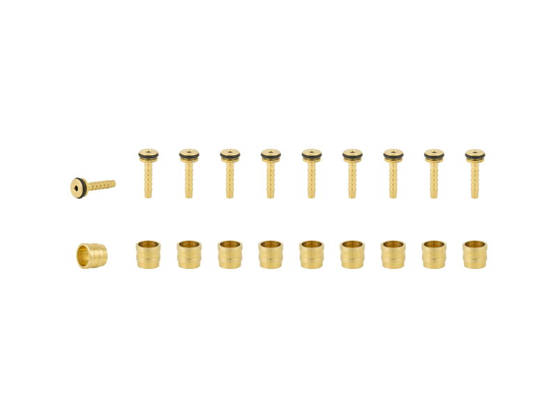 Tektro Olive & Barb Dorado Auriga Comp Draco Brake Part - Set of 10 - Chrómová Tektro Olive & Barb Dorado Auriga Comp Draco Brake Part - Set of 10 - Chrómová