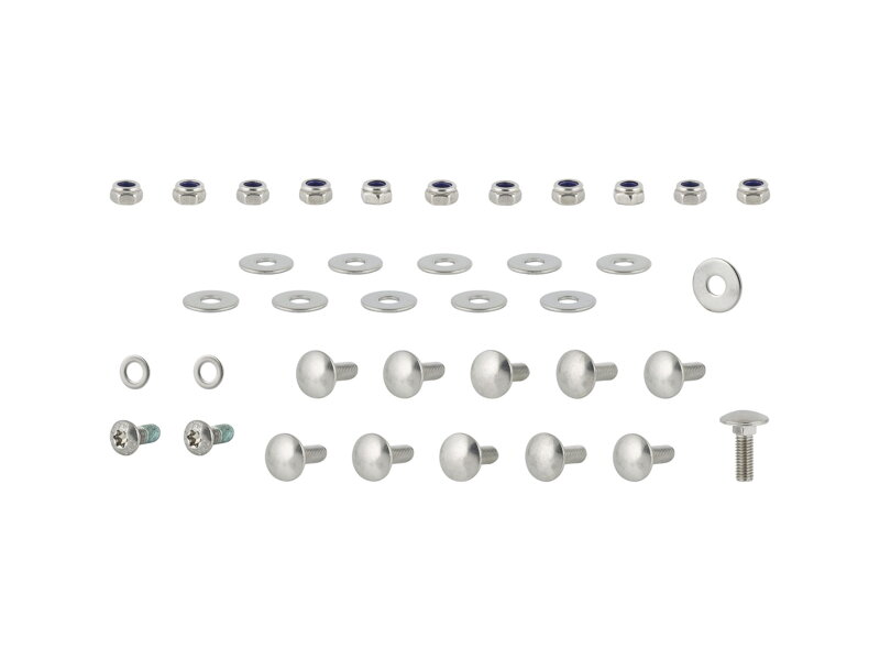 Trek Fetch+ 4 Floorplate Assembly Hardware Kit - Čierna/chrómová Trek Fetch+ 4 Floorplate Assembly Hardware Kit - Čierna/chrómová