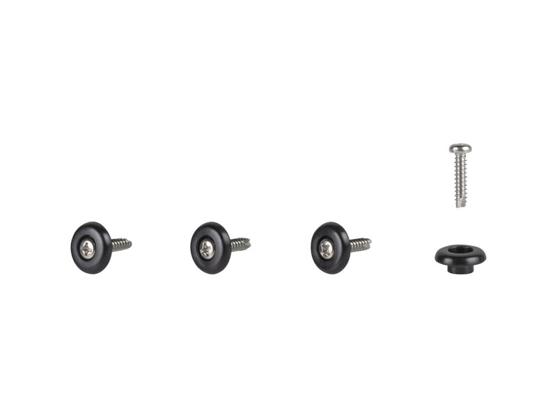 Trek Fetch+ 4 Rainfly Knob Set - Čierna/chrómová