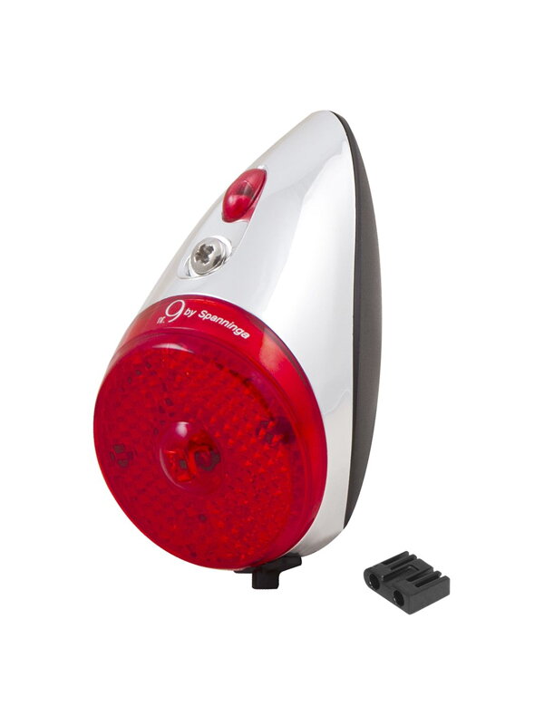 Trek-Diamant Nr. 9 E-bike Rear Bike Light - Strieborná Trek-Diamant Nr. 9 E-bike Rear Bike Light - Strieborná