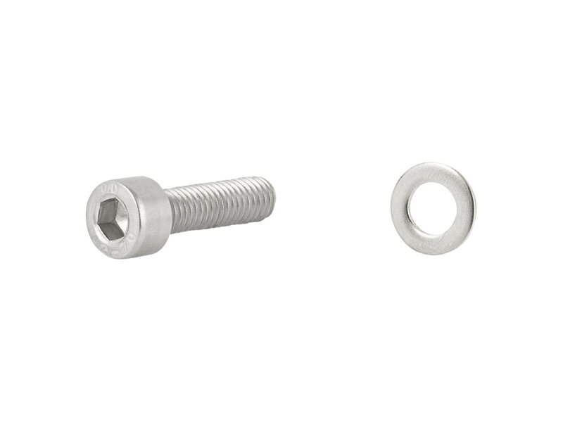 Trek Fetch+ 4 Front Steering Disc Fastener Set - Chrómová