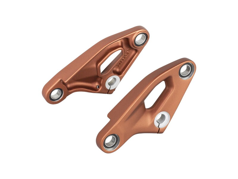Trek 2024 Fuel EXe Carbon Paint Match Aluminum Rocker Links - Pennyflake Trek 2024 Fuel EXe Carbon Paint Match Aluminum Rocker Links - Pennyflake