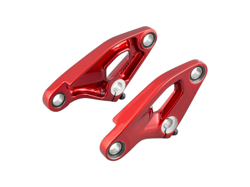 Trek 2024 Fuel EXe Carbon Paint Match Aluminum Rocker Links - Carbon Red Smoke