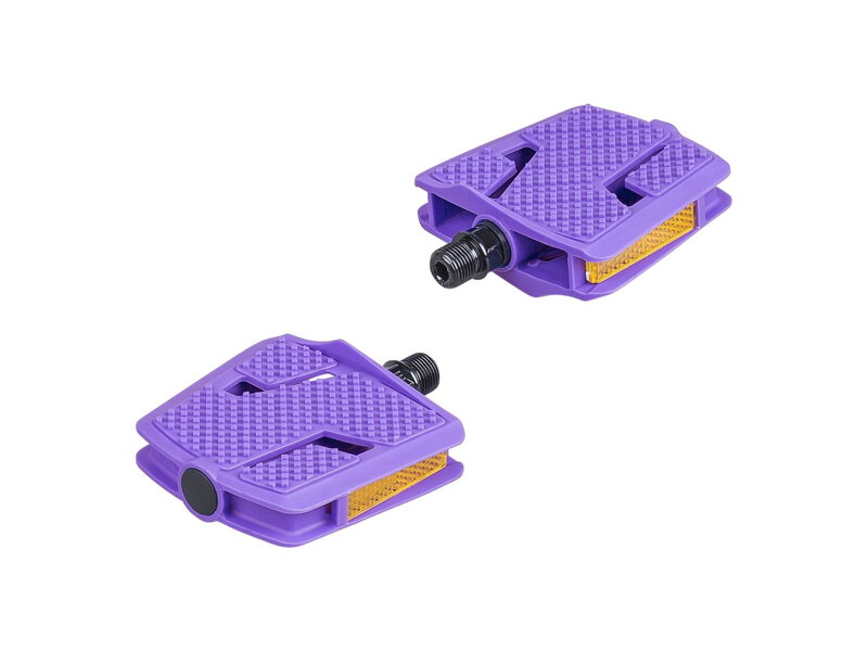 Trek Kids' Platform Large Pedal Set - Ultrafialová