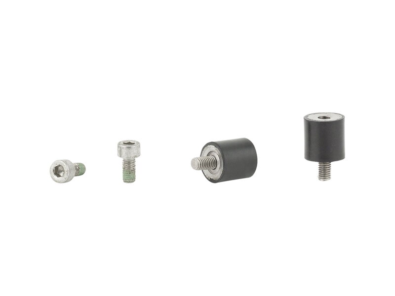 Trek Lock Bumper Set with Bolts - Čierna