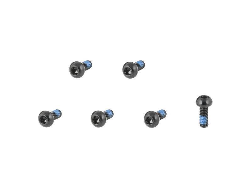 Trek M4x0.7 Button Head Cap Screws - Čierna/modrá Trek M4x0.7 Button Head Cap Screws - Čierna/modrá